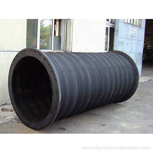 flange flexible discharge dredging slurry rubber hose